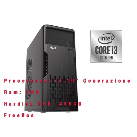 Computer Desktop PC Tower ADJ Intel i3